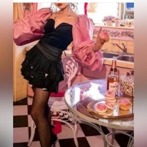 Zara ruffles mini   skirt bloggers fave